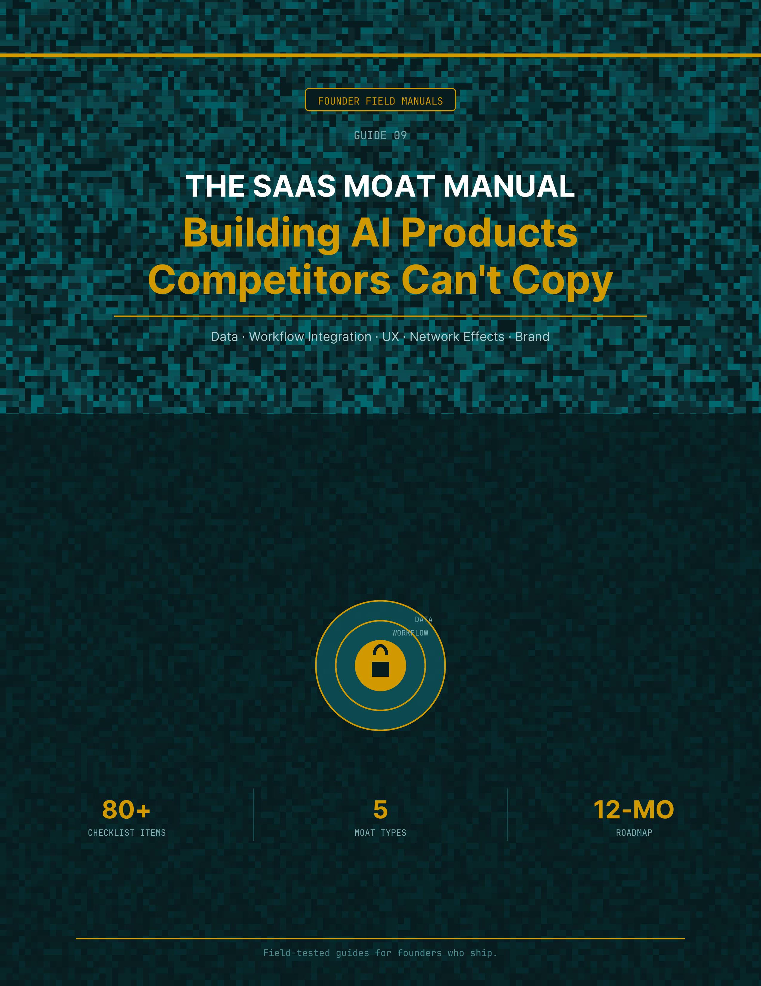 The SaaS Moat Manual cover
