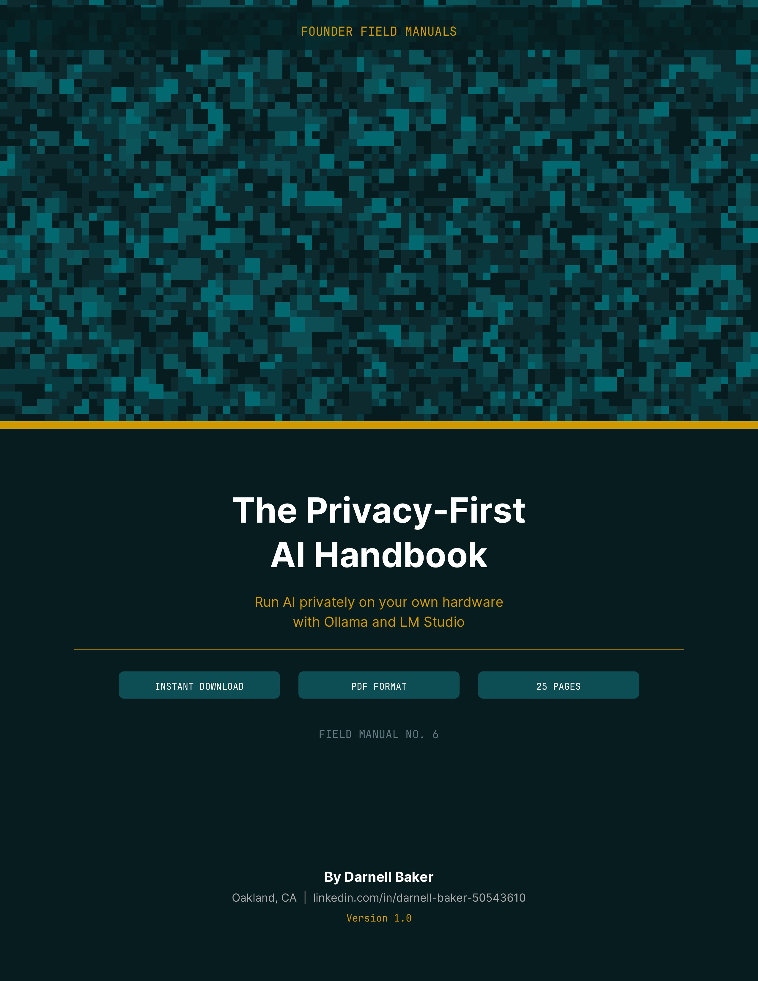 The Privacy-First AI Handbook cover
